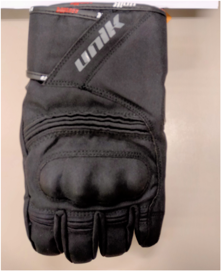 GUANTES MOTO UNIK C73 INVIERNO MUJER WEATHER TEX CORDURA L NEGRO